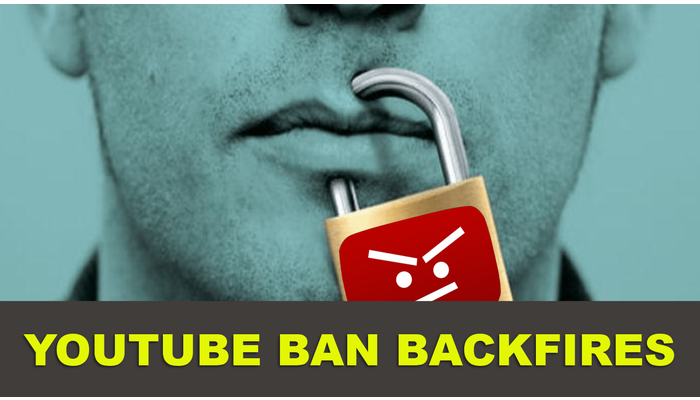 YouTube Ban BACKFIRES
